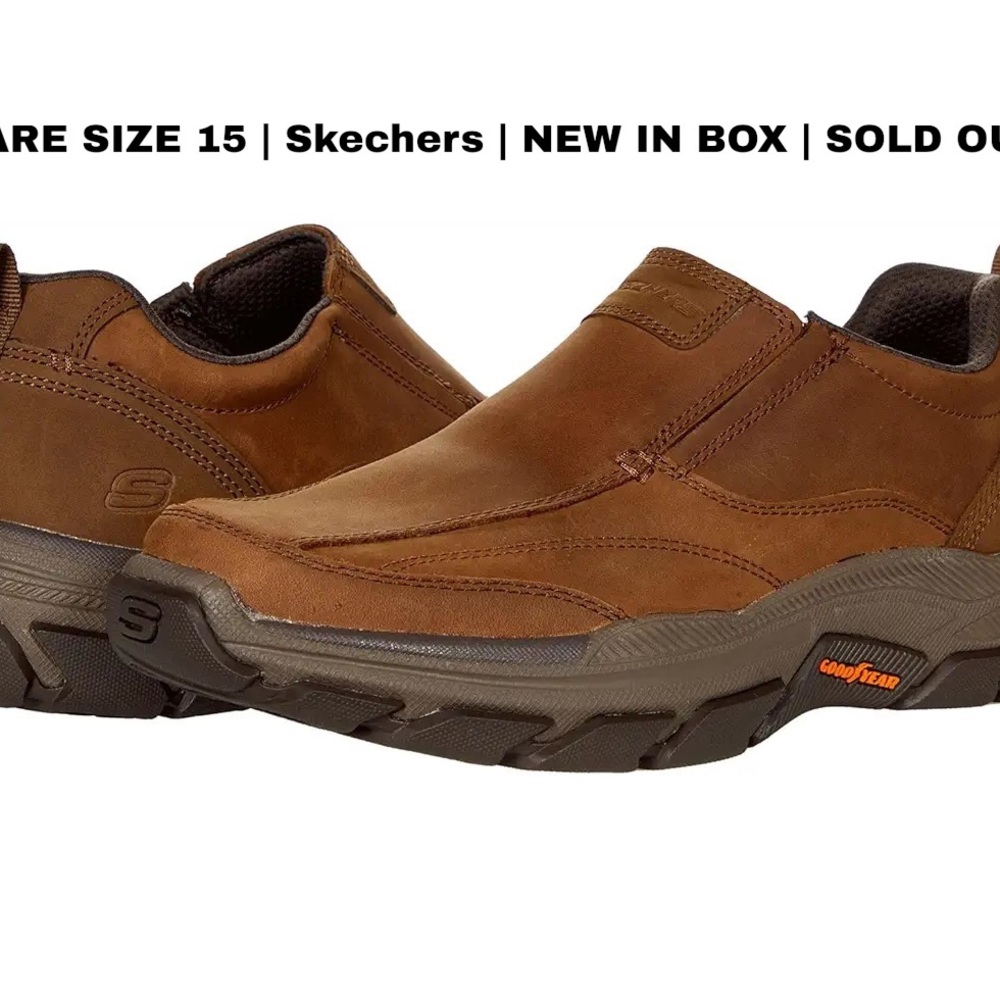 RARE SIZE 15 | Skechers Respected Lowry | Big & Tall | NEW IN BOX | SOLD OUT